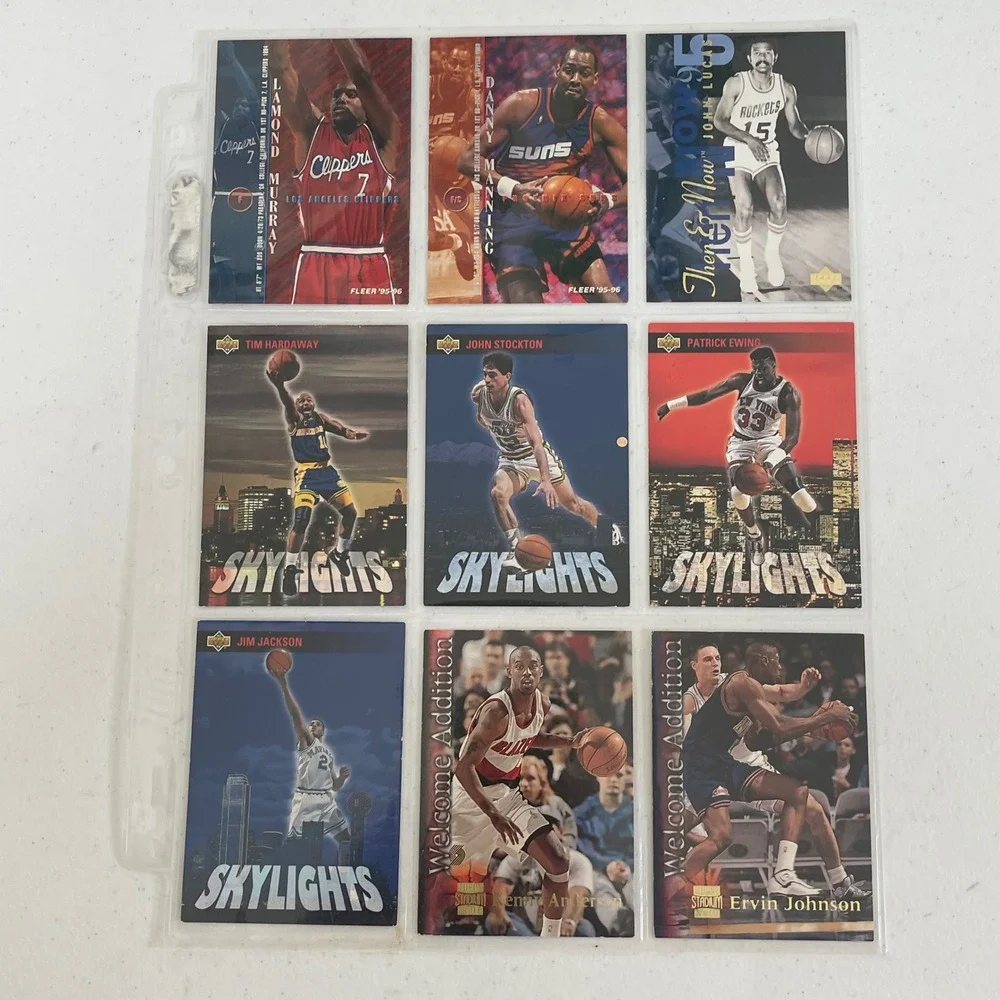 Vintage 90s Upper Deck Fleer Stadium Club NBA‎ Basketball Card Lot 50+ Inserts